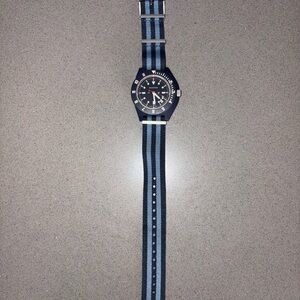 The Marathon Clothing Blue and Black Watch